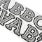 12 Pack: Shadow Alphabet Stickers by Recollections™